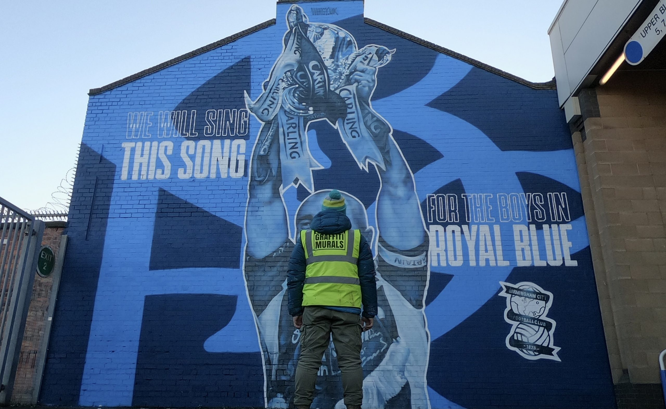 wingy graffiti mural bcfc